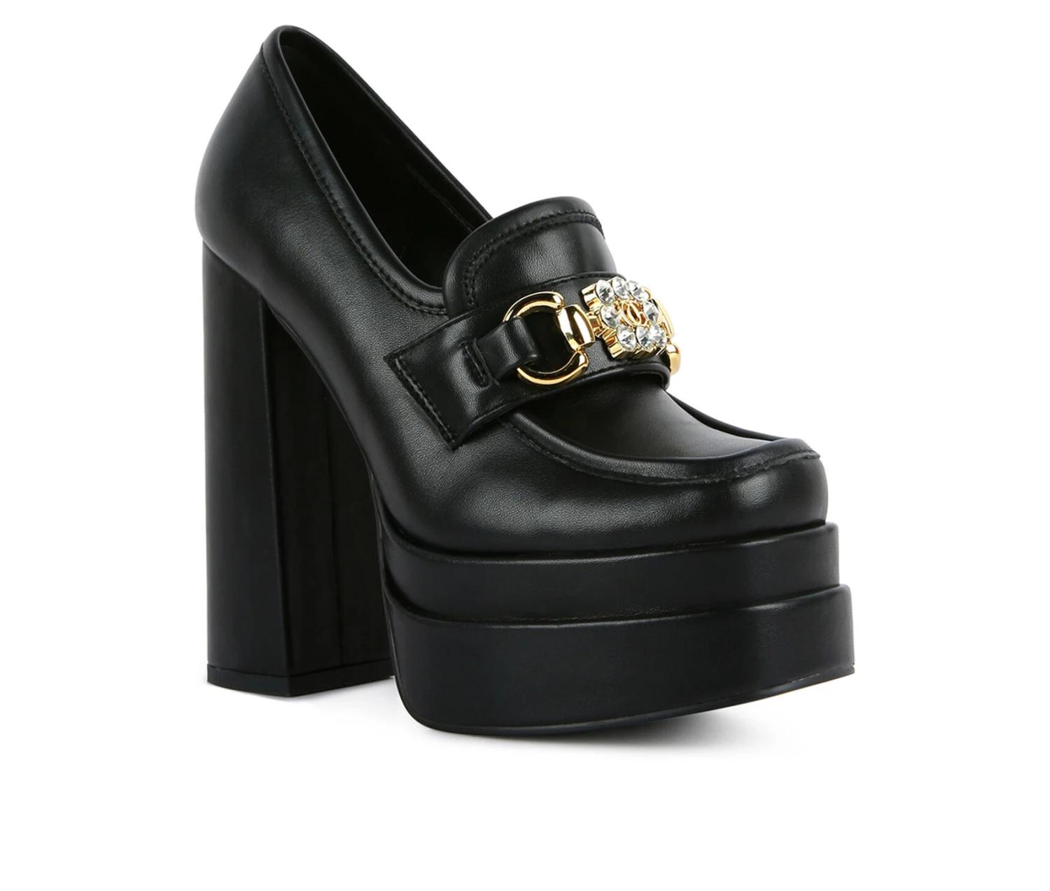 Women's London Rag Bratz Block Heel Platform Loafers - Image 2