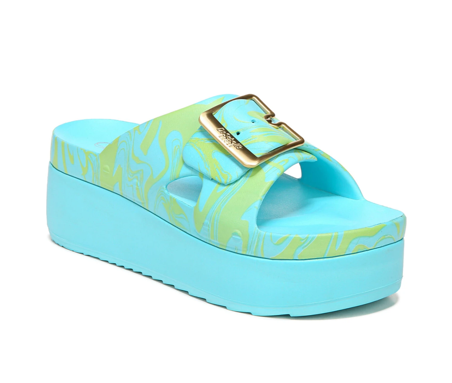 Women's Dr. Scholls Original Goals Platform Slide Sandals - Image 2