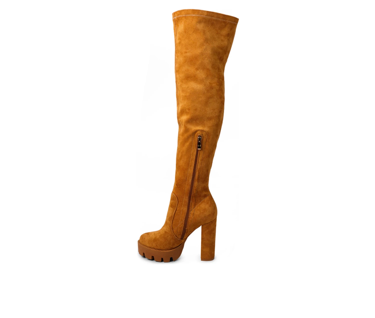 Women's London Rag Maple Over The Knee Heeled Boots - Image 3