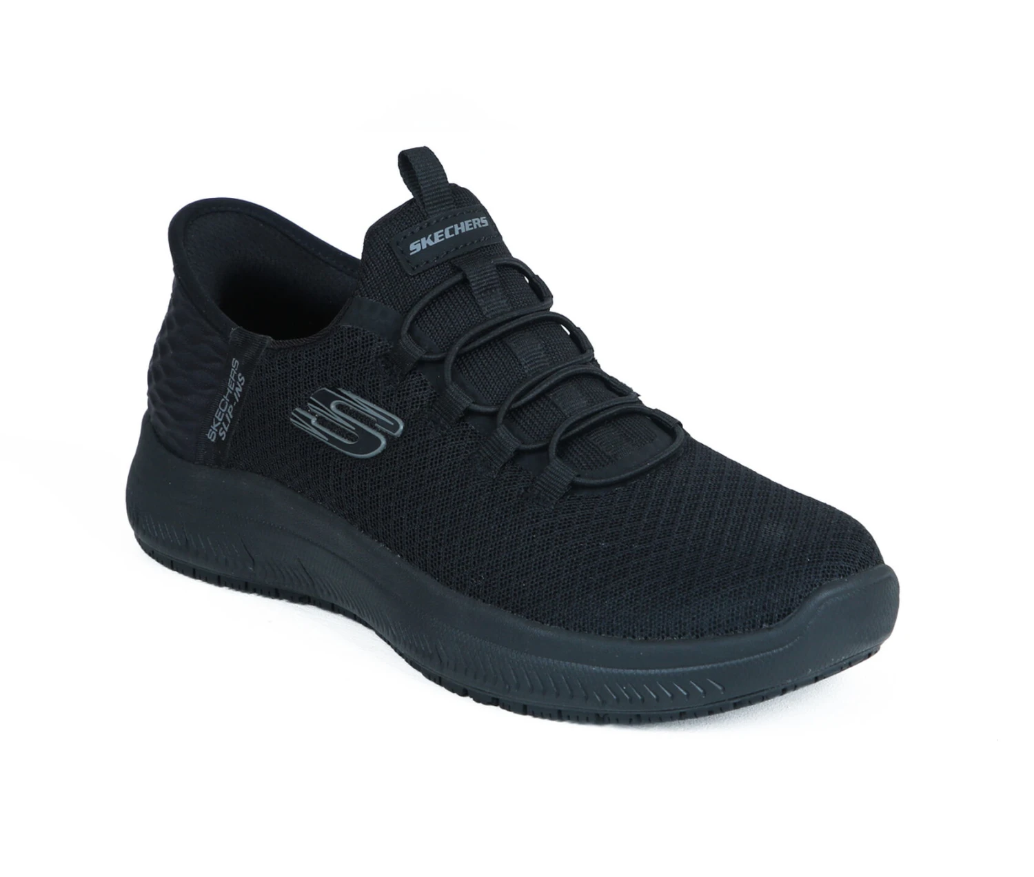 Women's Skechers Work 108144 Summits Slip-In Slip Resistant Shoes - Image 2