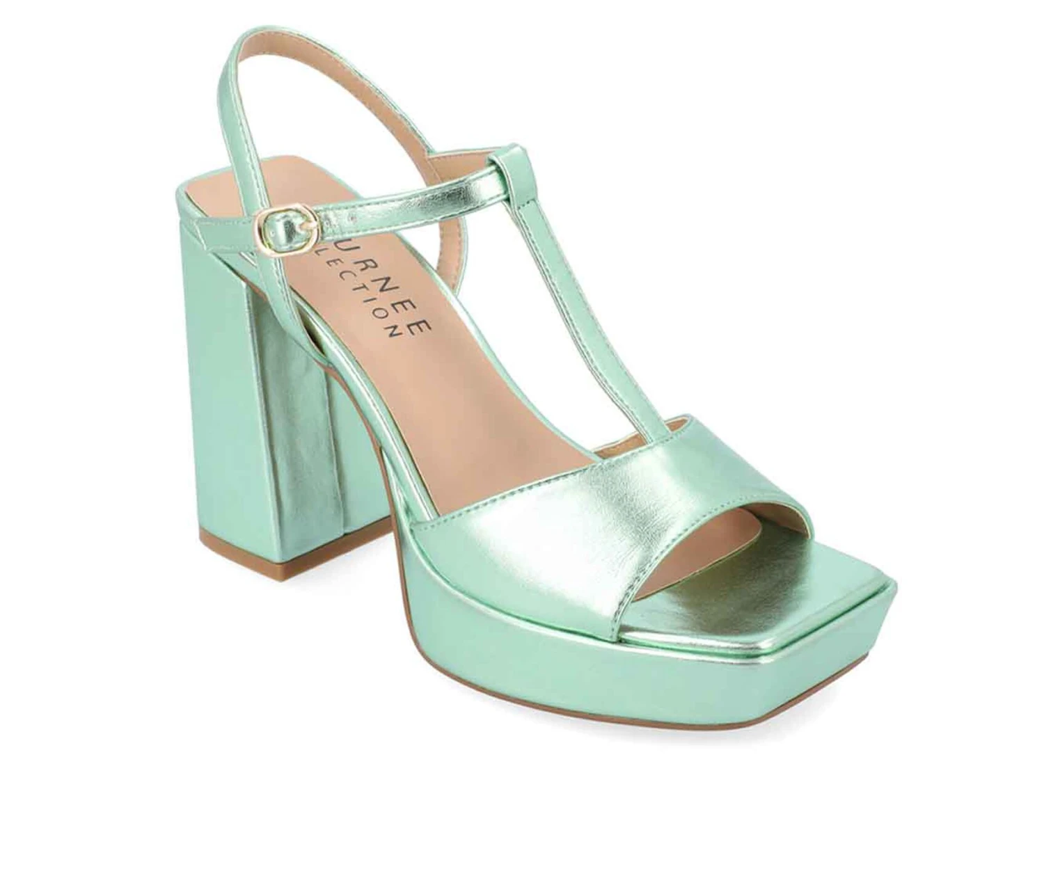 Women's Journee Collection Parson Platform Dress Sandals - Image 2