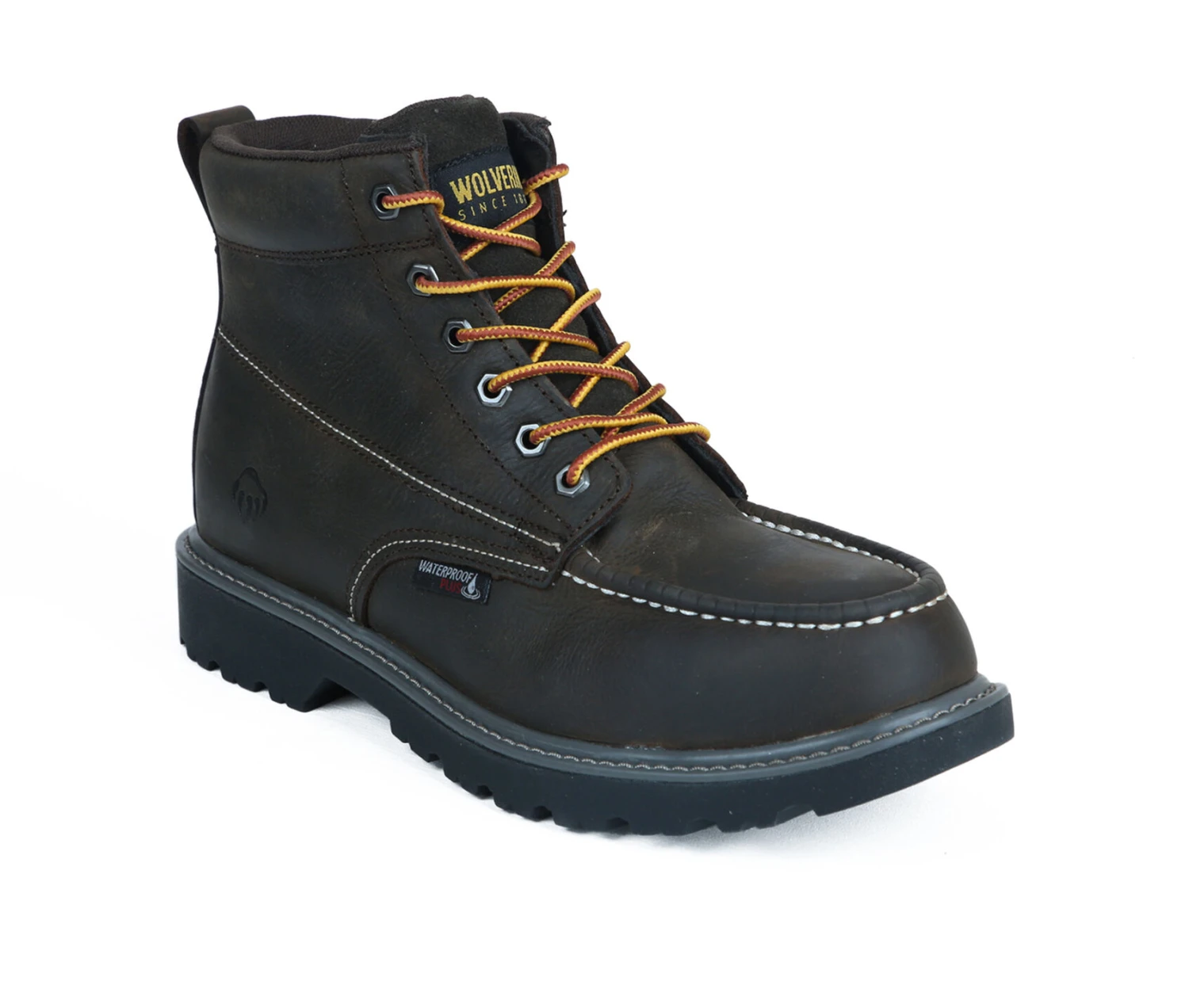 Men's Wolverine 230025 Floorhand Moc Toe Work Boots - Image 2