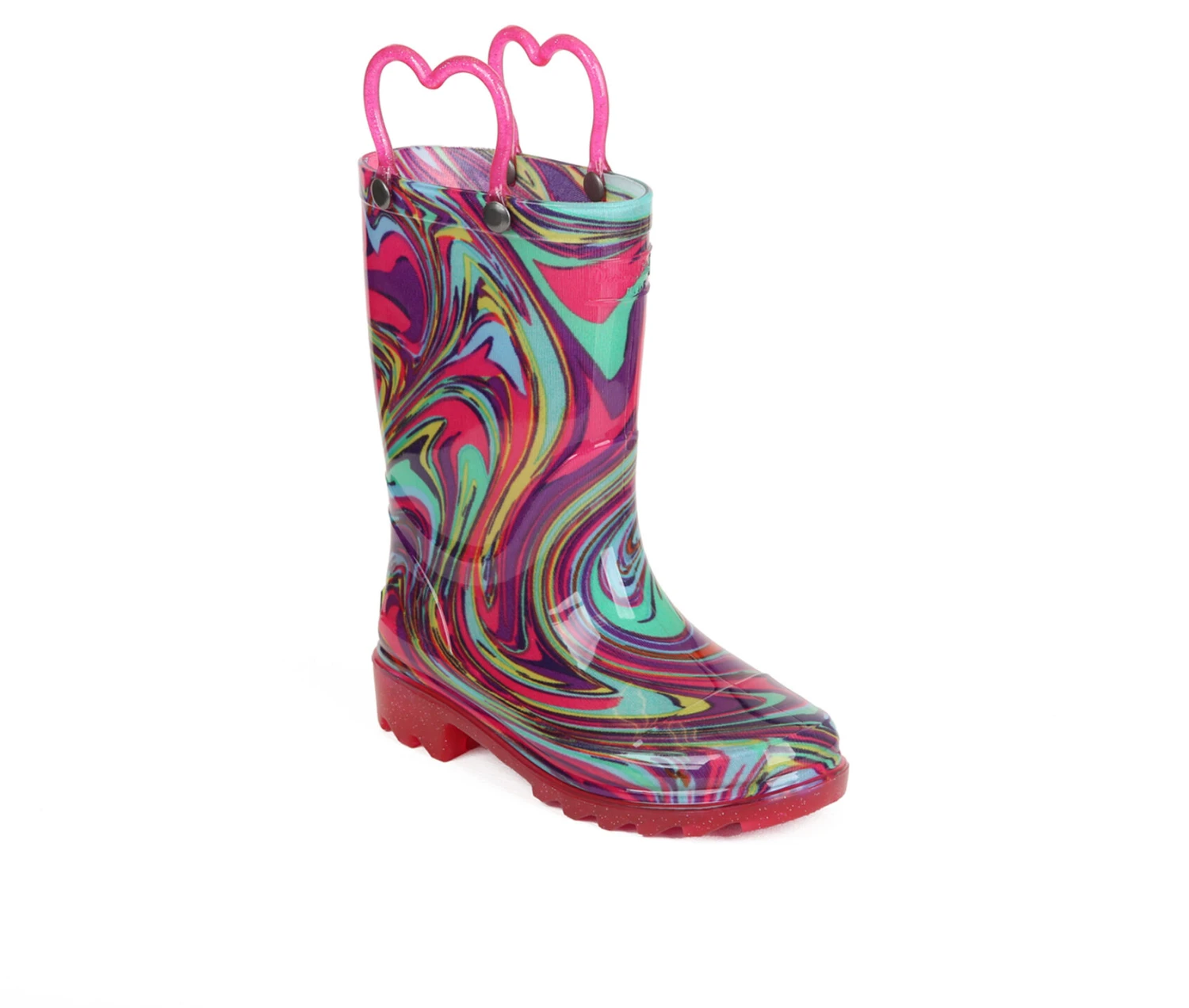 Girls' Western Chief Infant Swirly Lite 5-10 Rain Boots - Image 2