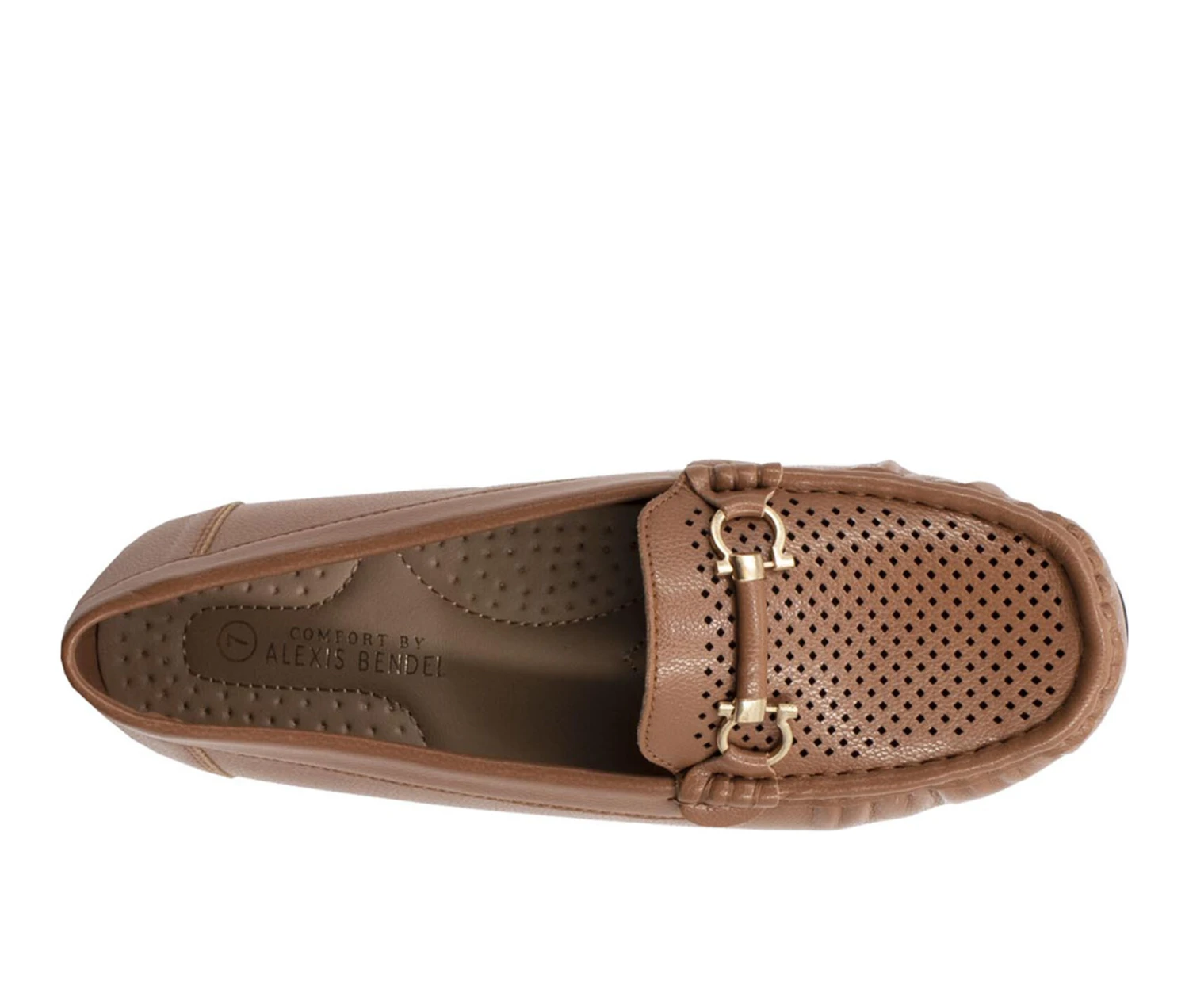 Women's Alexis Bendel Dorothy Perf Buckle Loafers - Image 5