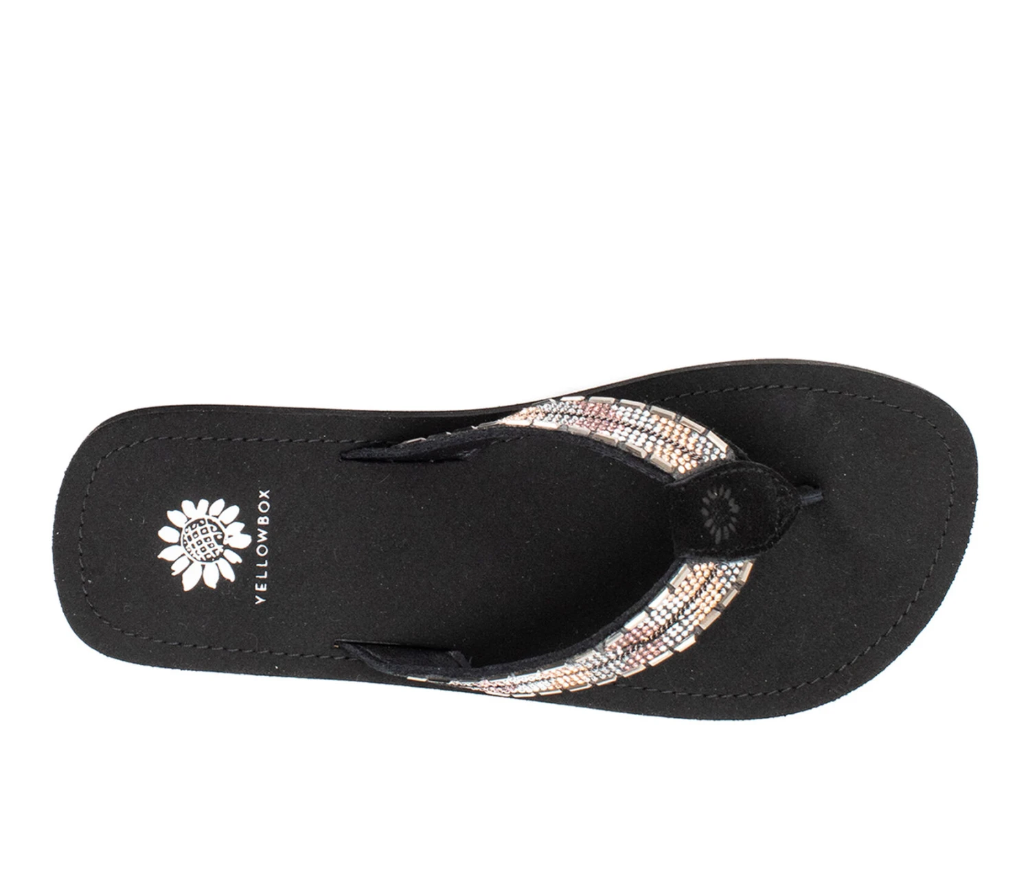 Women's Yellow Box Jaunty Flip-Flops - Image 4