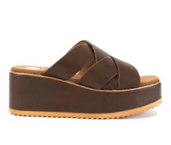 Women's Yellow Box Joann Wedge Sandals