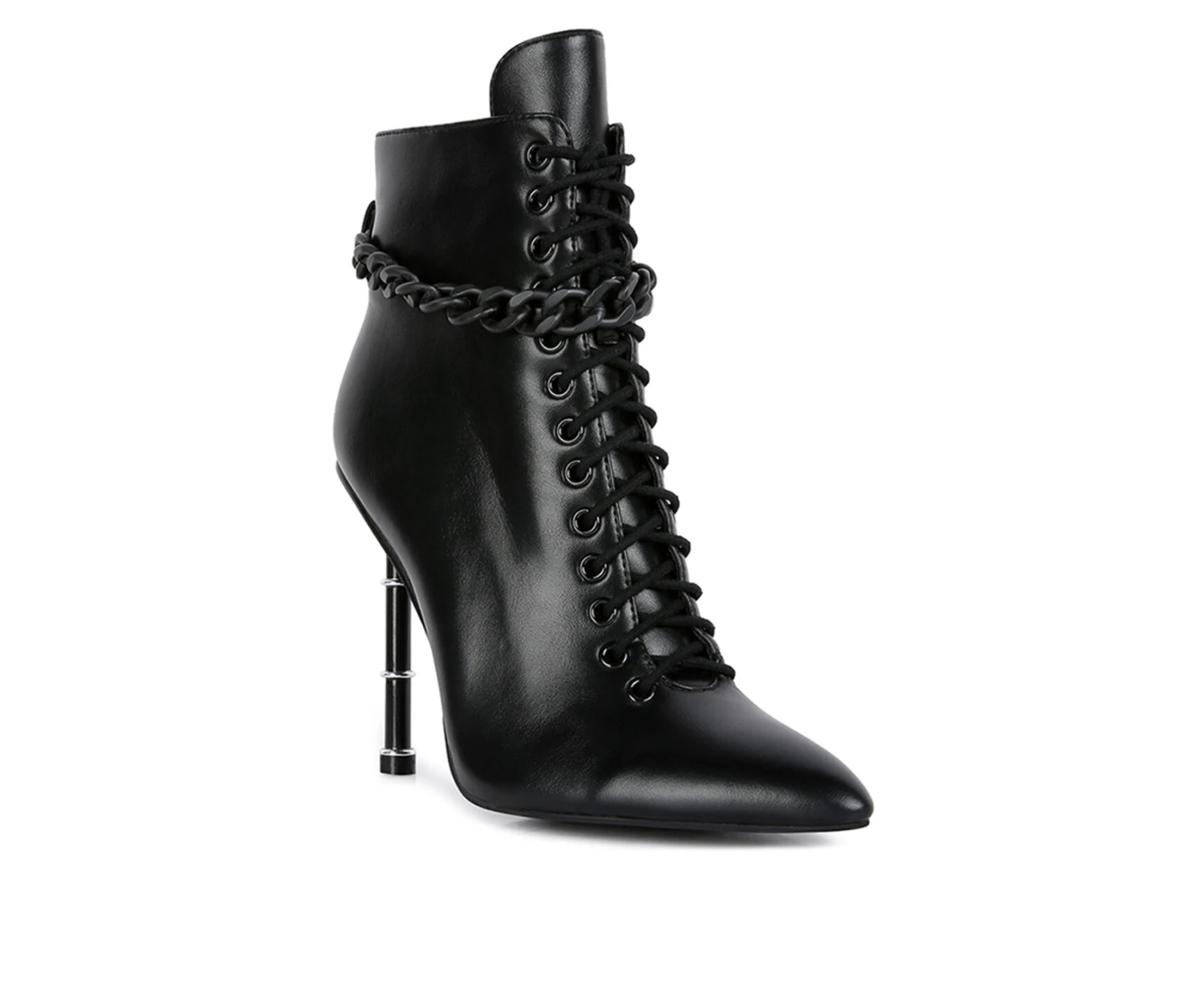 Women's London Rag Moulin Lace Up Stiletto Booties - Image 2