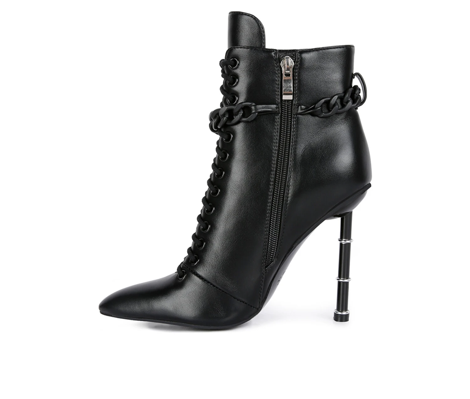 Women's London Rag Moulin Lace Up Stiletto Booties - Image 3