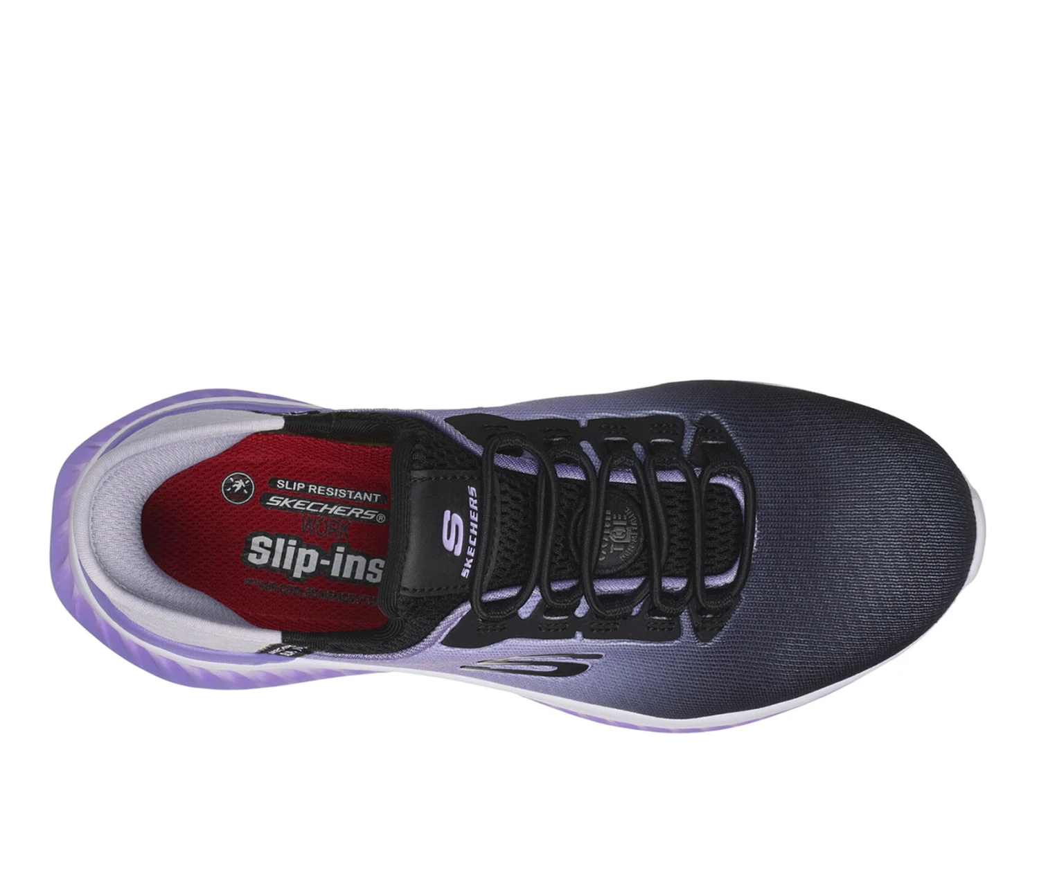 Men's Skechers Work Tilido Ombray Slip Resistant Shoes - Image 4