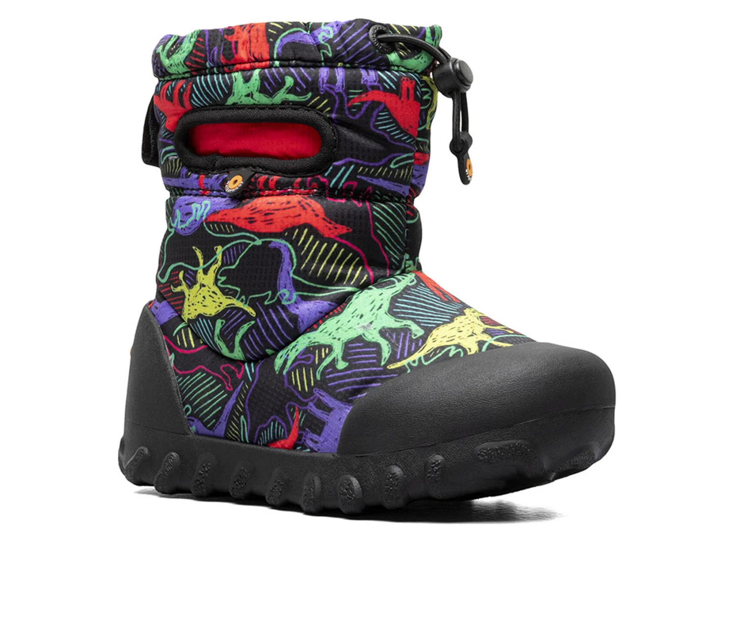 Boys' Bogs Footwear Toddler & Little Kid B Moc Neon Dino Winter Boots - Image 2