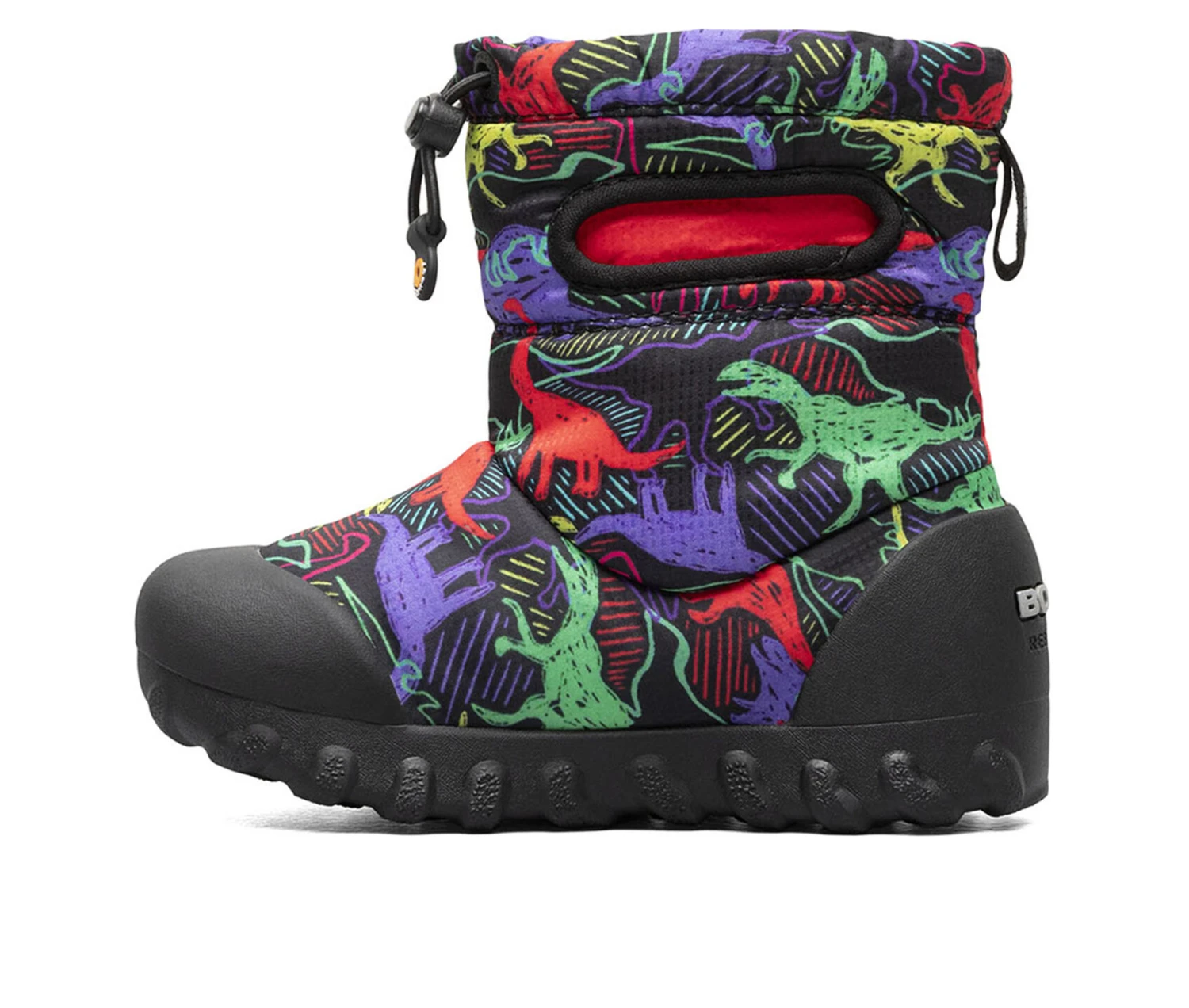 Boys' Bogs Footwear Toddler & Little Kid B Moc Neon Dino Winter Boots - Image 3