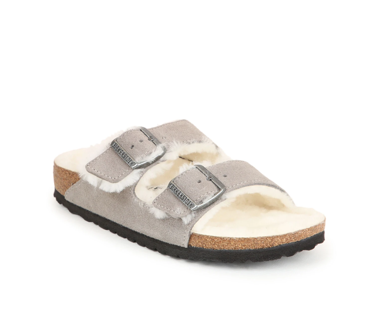 Women's Birkenstock Arizona Shearling Footbed Sandals - Image 2