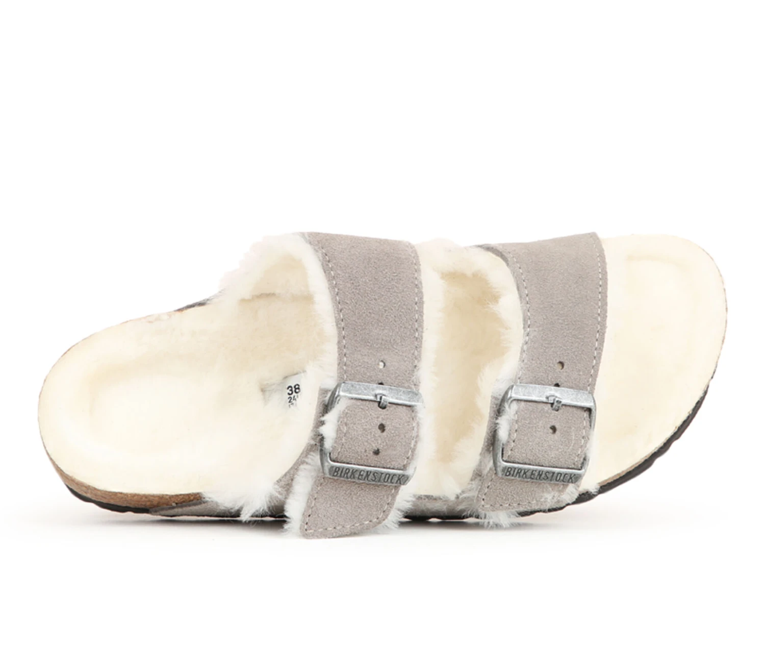 Women's Birkenstock Arizona Shearling Footbed Sandals - Image 6