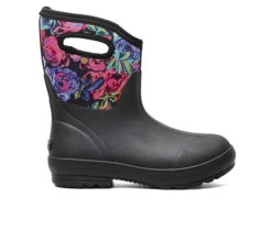 Women's Bogs Footwear Classic II Mid Rose Garden Rain Boots