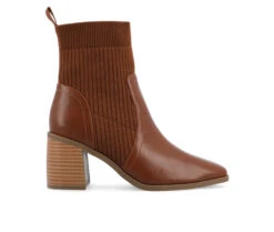 Women's Journee Collection Harlowe Block Heel Booties
