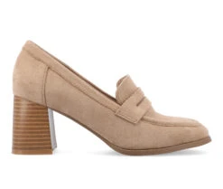 Women's Journee Collection Malleah Block Heel Loafers