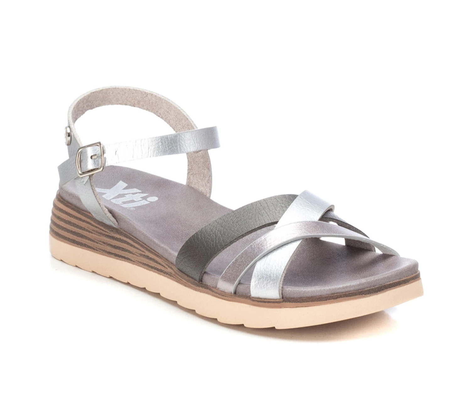 Women's Xti Blossom Low Wedge Sandals - Image 2