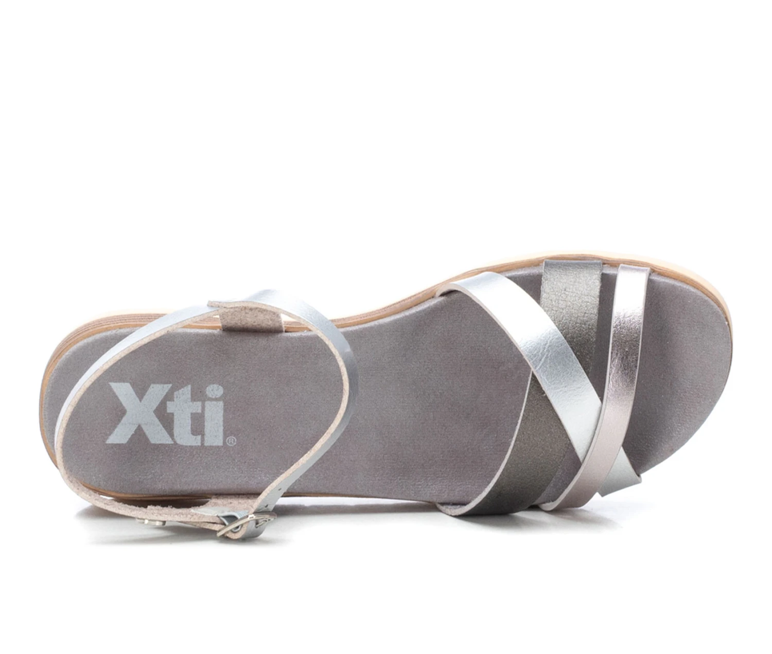 Women's Xti Blossom Low Wedge Sandals - Image 6