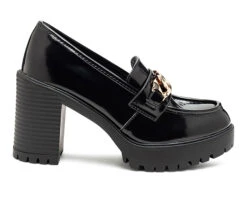 Women's London Rag Sachs Platform Heeled Loafers