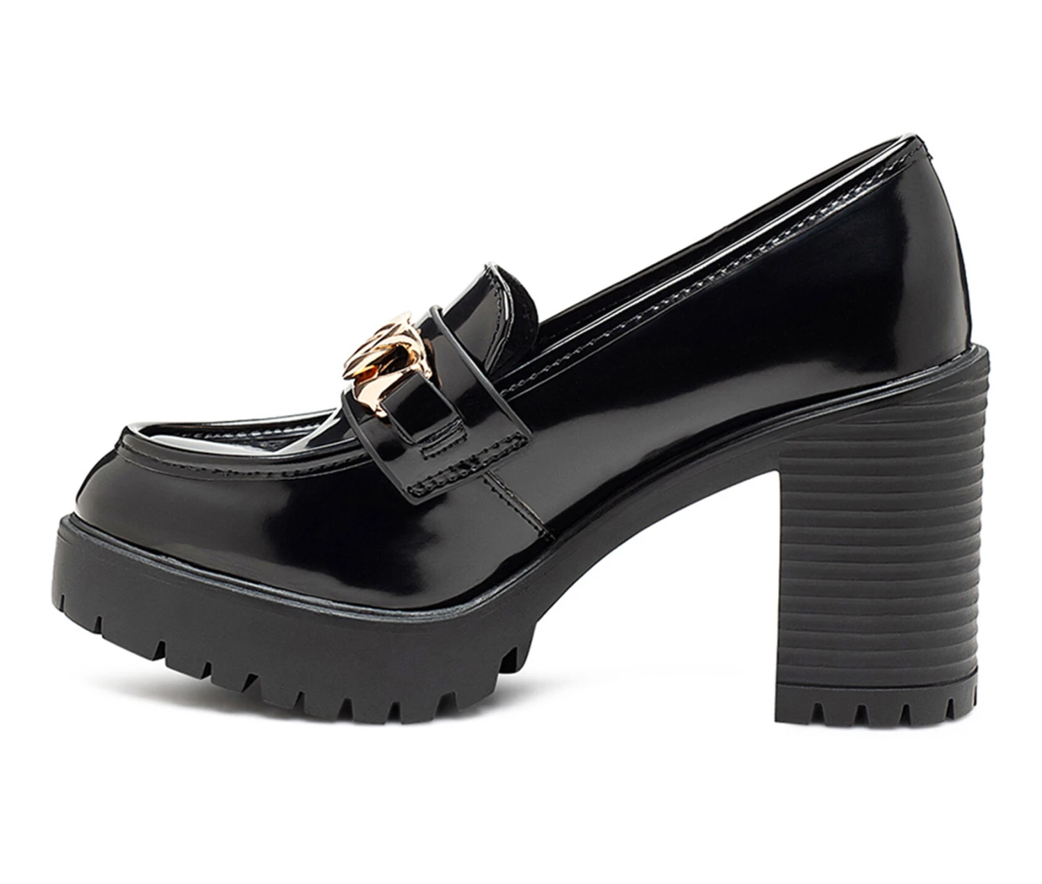 Women's London Rag Sachs Platform Heeled Loafers - Image 3