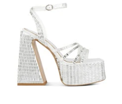 Women's London Rag Lustrous Platform Dress Sandals