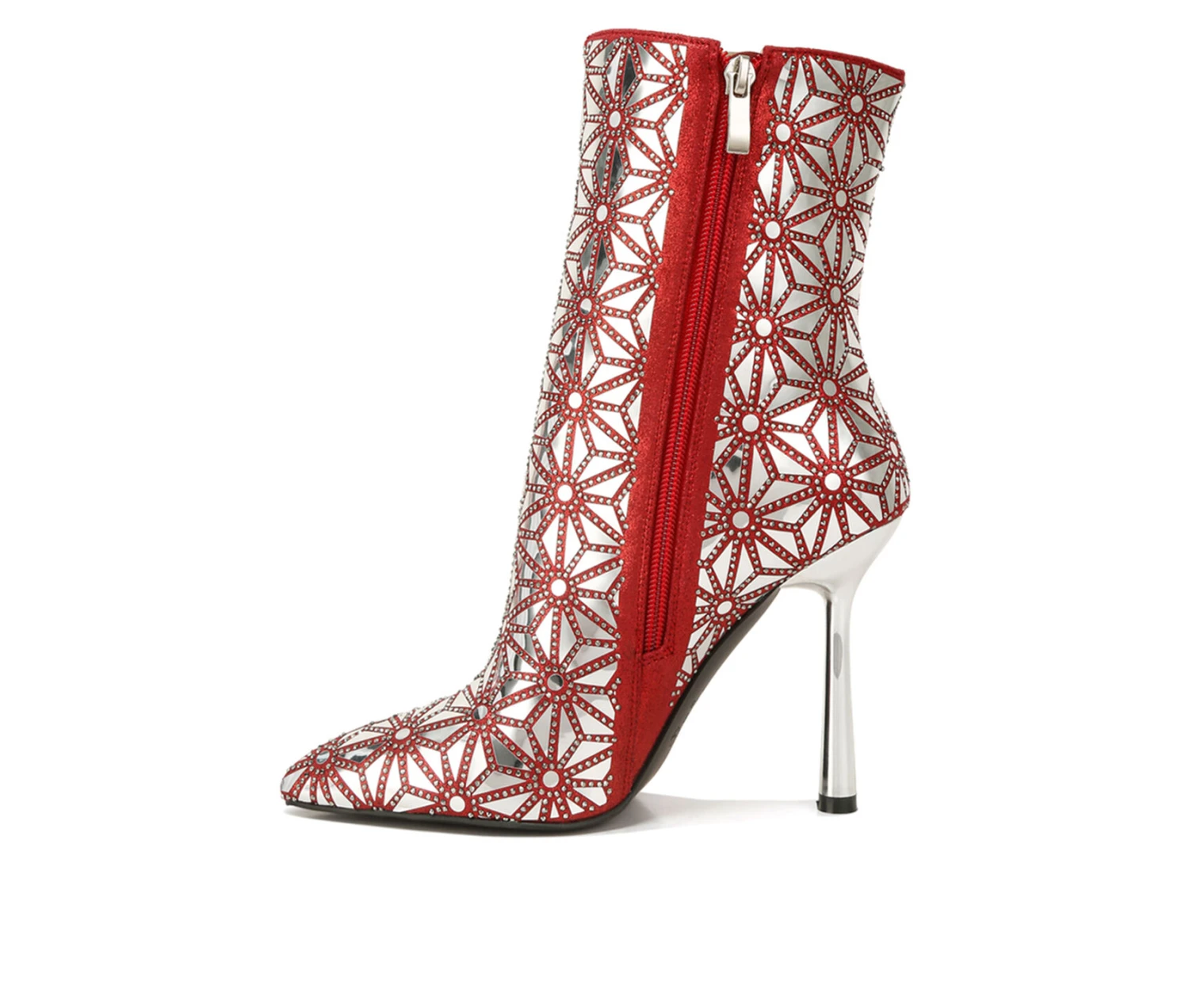 Women's London Rag Precious Stiletto Booties - Image 3