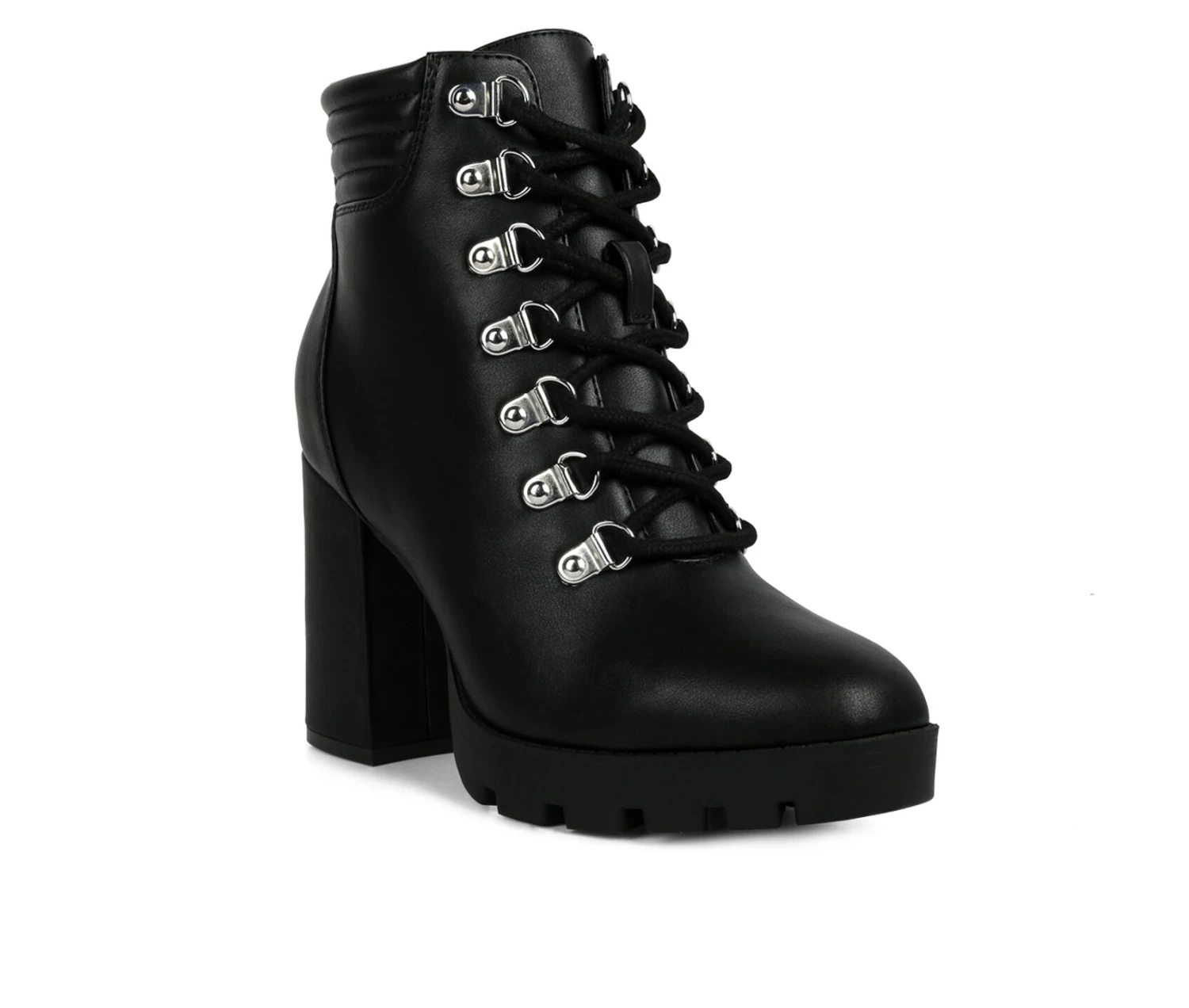 Women's London Rag Hamiltons Platform Heeled Combat Boots - Image 2