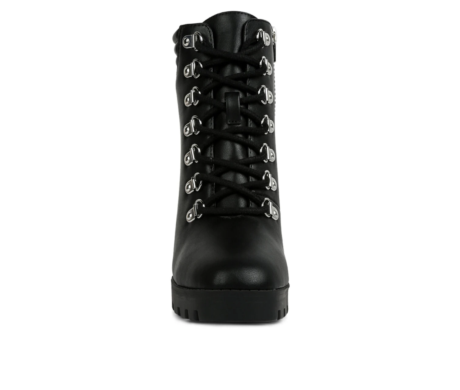 Women's London Rag Hamiltons Platform Heeled Combat Boots - Image 4