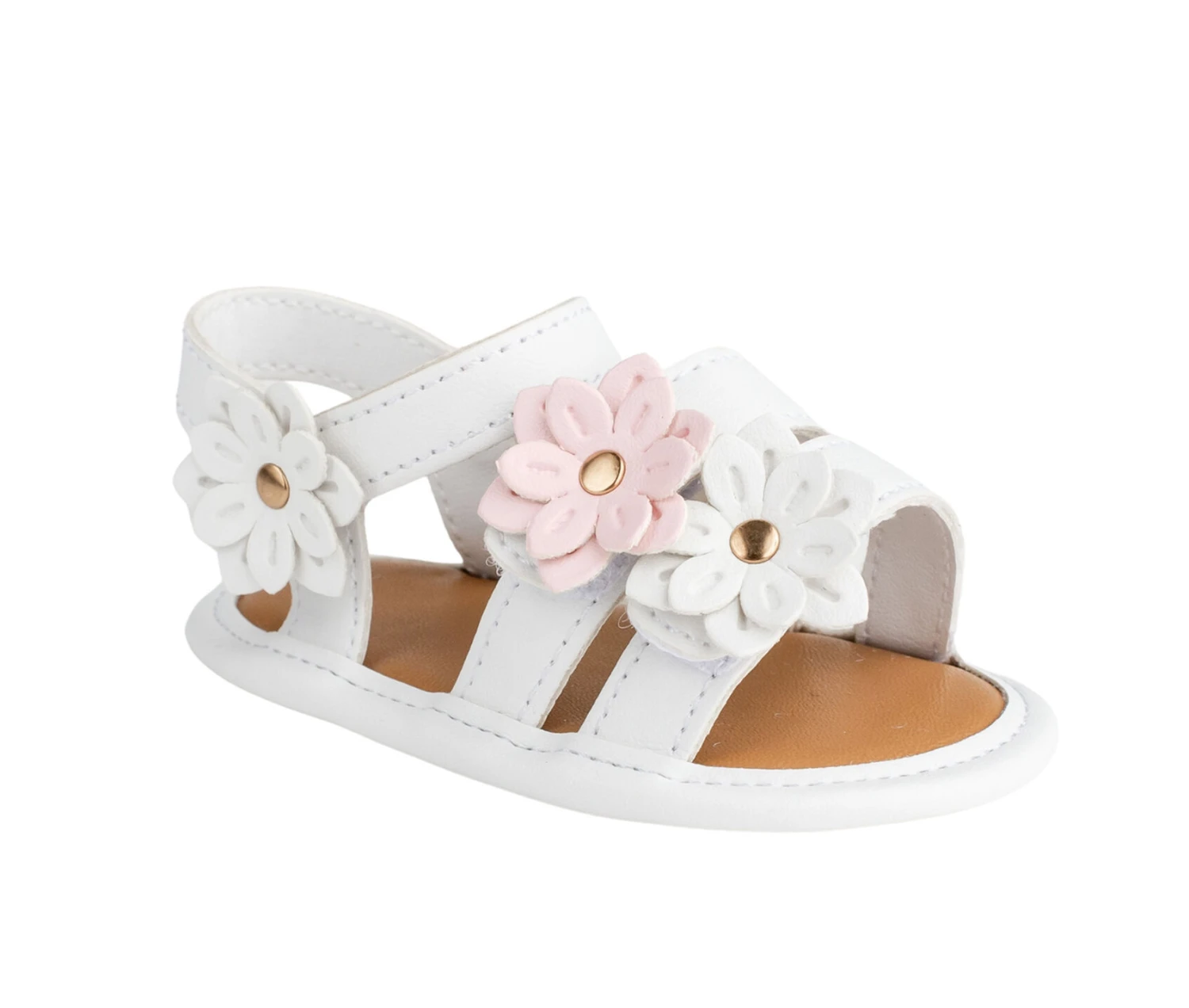 Girls' Baby Deer Infant Crystal Crib Sandals - Image 2