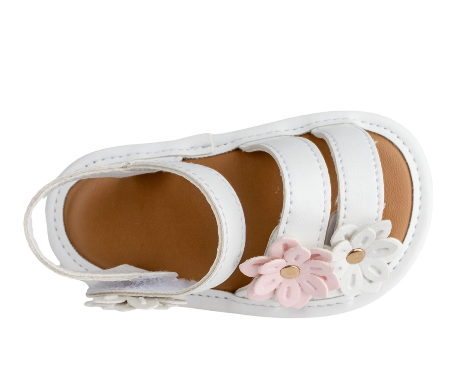 Girls' Baby Deer Infant Crystal Crib Sandals - Image 6