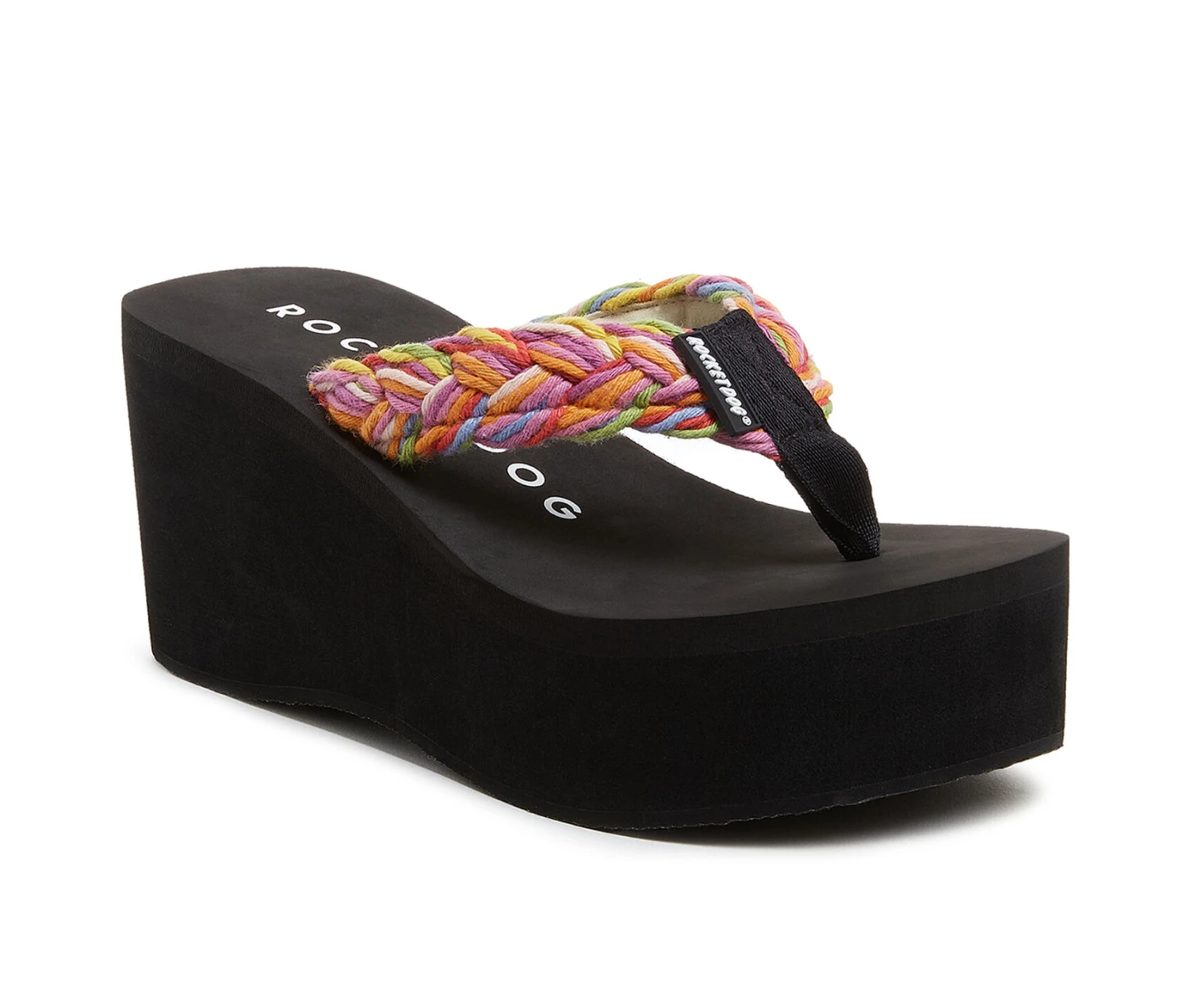 Women's Rocket Dog Crush Braid Wedge Flip-Flops - Image 2