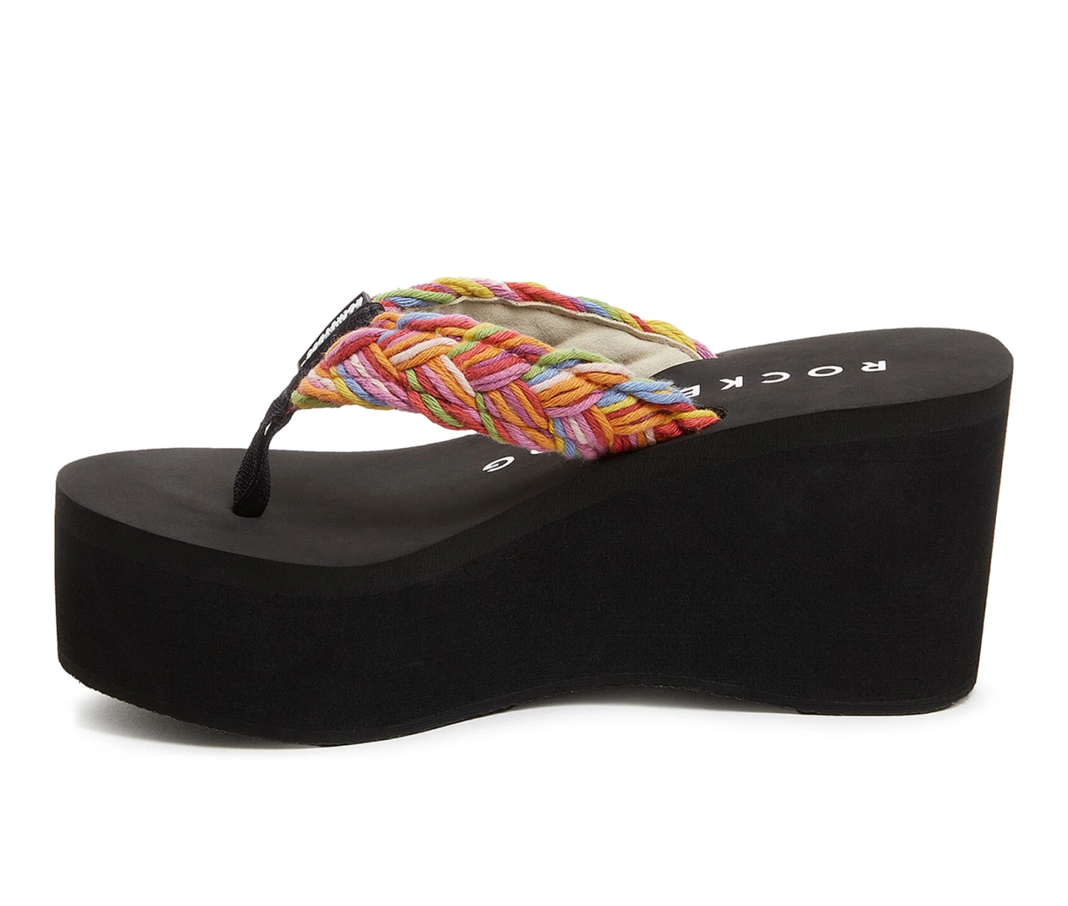 Women's Rocket Dog Crush Braid Wedge Flip-Flops - Image 3