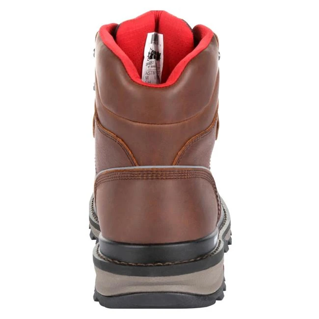 Men's Rocky 6" Rams Horn Work Waterproof Boots - Image 3