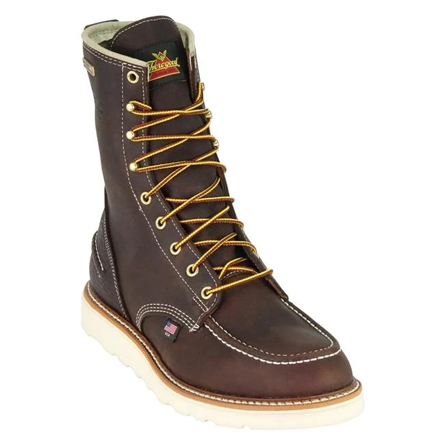 Men's Thorogood 8" 1957 Moc Toe Waterproof Boots - Image 3