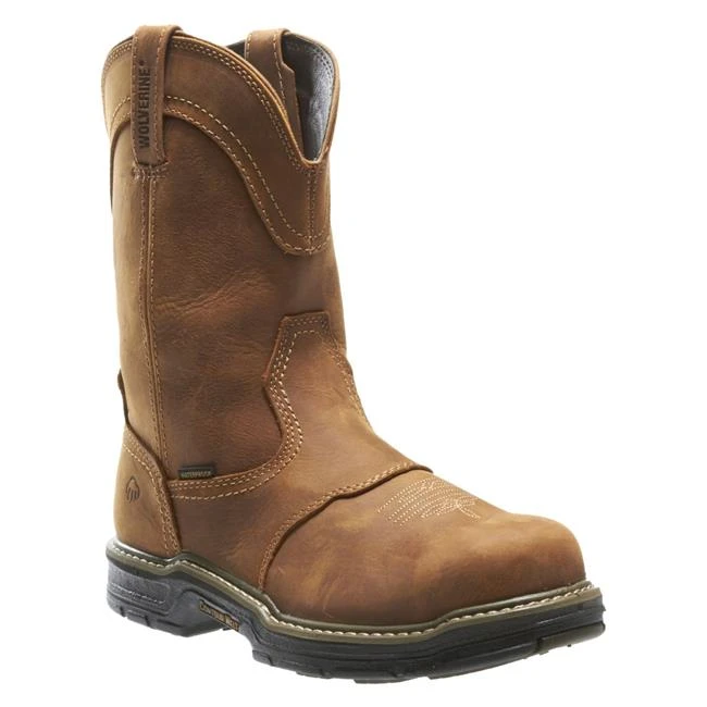 Men's Wolverine 10" Anthem Wellington Steel Toe Waterproof Boots - Image 3