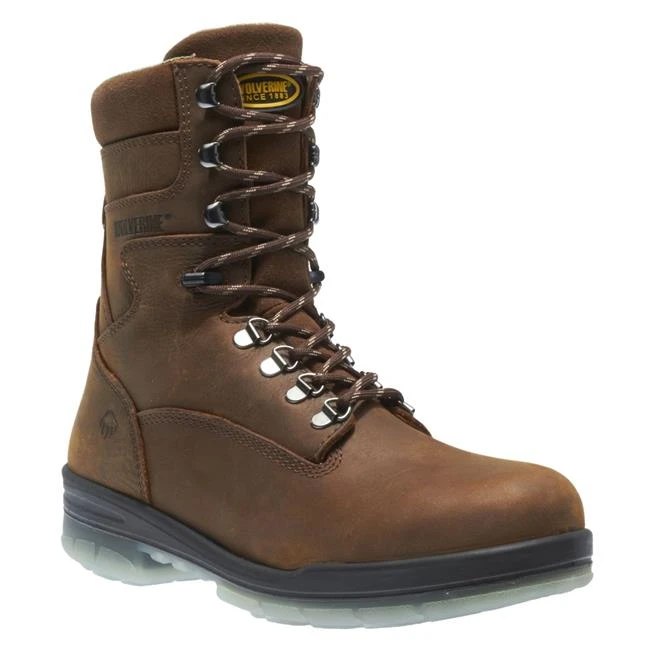 Men's Wolverine 8" Durashocks 200G Steel Toe Waterproof Boots - Image 3