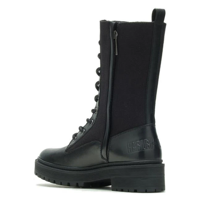Women's Harley Davidson Footwear 9" Valene Canvas Side-Zip Boots - Image 4