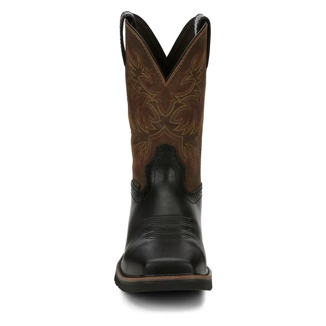 Men's Justin Original Work Boots 11" Driller Square Toe Composite Toe - Image 4