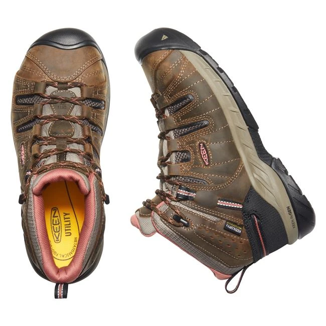 Women's Keen Utility Flint II MID Waterproof Boots - Image 4