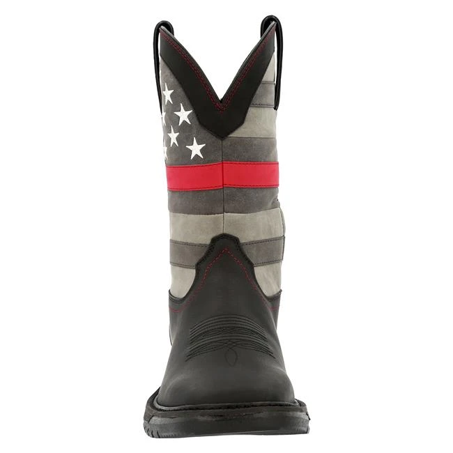 Men's Rocky Red Line Western Boots - Image 4