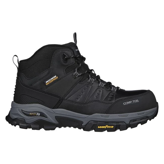 Men's Skechers Work Arch Fit Tarver Composite Toe Waterproof Boots - Image 9