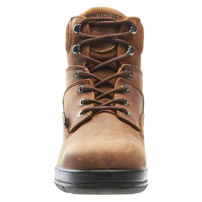 Men's Wolverine 6" Leather Durashocks Work Steel Toe Boots - Image 4