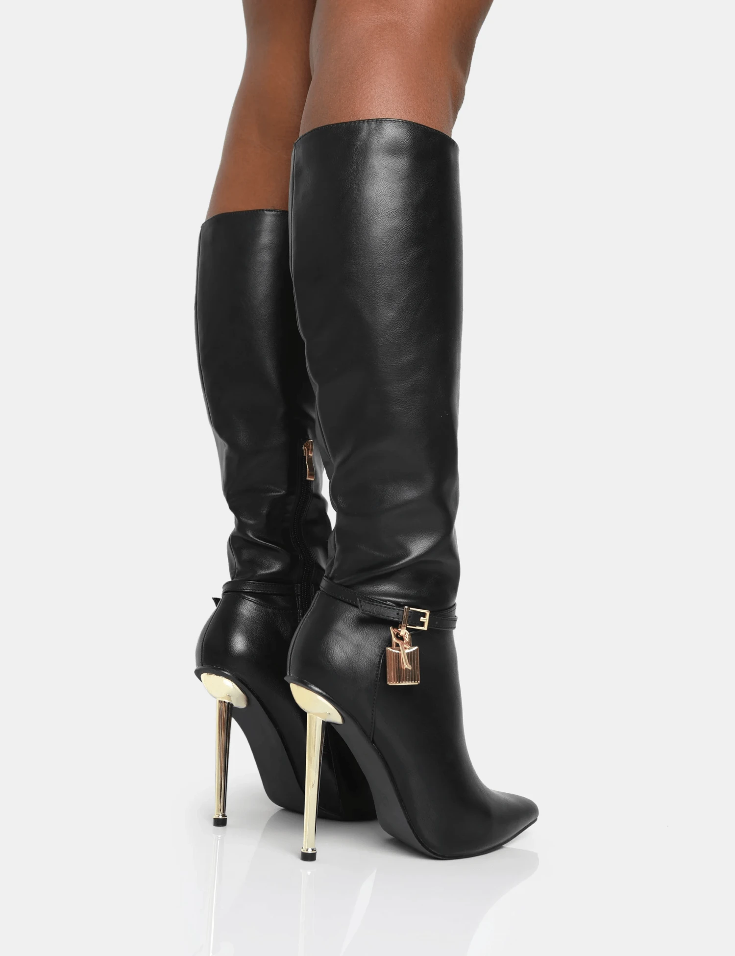 PUBLIC DESIRE - JAYDEN BLACK PU - Image 3