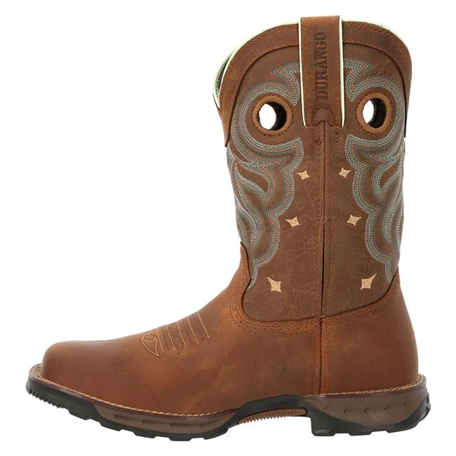 Women's Durango Maverick Steel Toe Waterproof Western Work Boots - Image 5