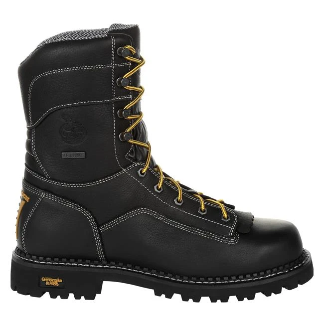 Men's Georgia 9" Low-Heel Logger Waterproof Boots - Image 5
