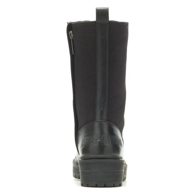 Women's Harley Davidson Footwear 9" Valene Canvas Side-Zip Boots - Image 5