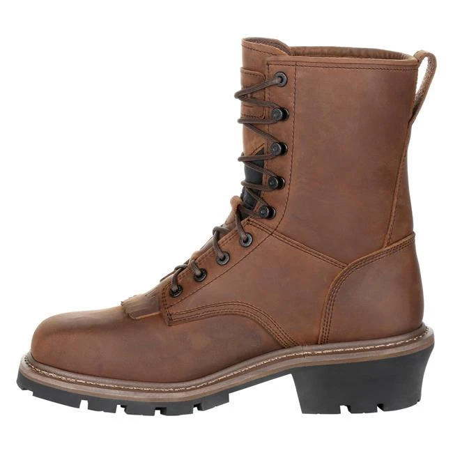 Men's Rocky Square Toe Logger Composite Toe Waterproof Boots - Image 5