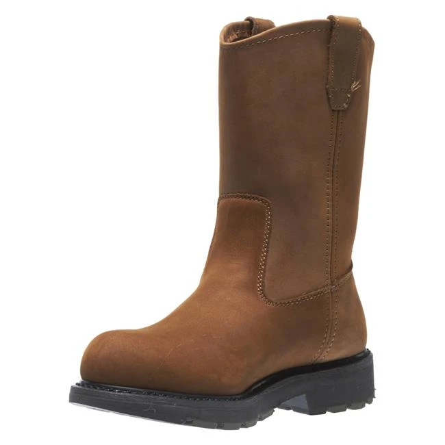 Men's Wolverine 10" Leather Wellington Steel Toe Boots - Image 5