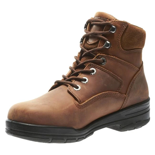 Men's Wolverine 6" Leather Durashocks Work Steel Toe Boots - Image 5