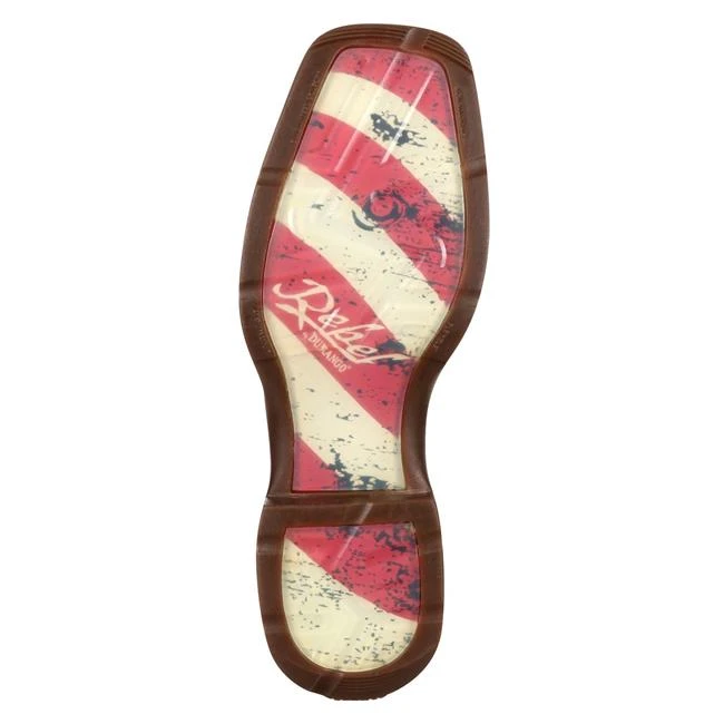 Men's Durango 12" Rebel Flag Boots - Image 6